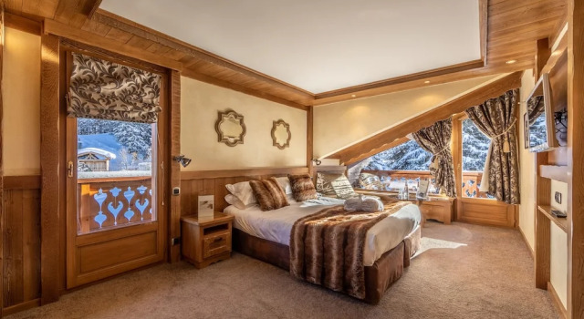 Двухместный номер Deluxe с балконом Hôtel Les Sherpas