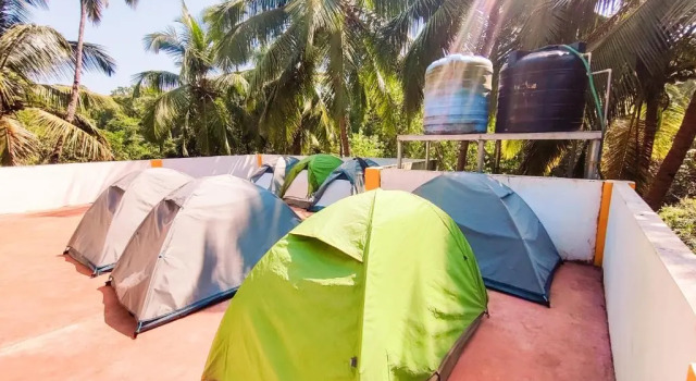 Тент The Lost Hostel Goa Palolem Beach
