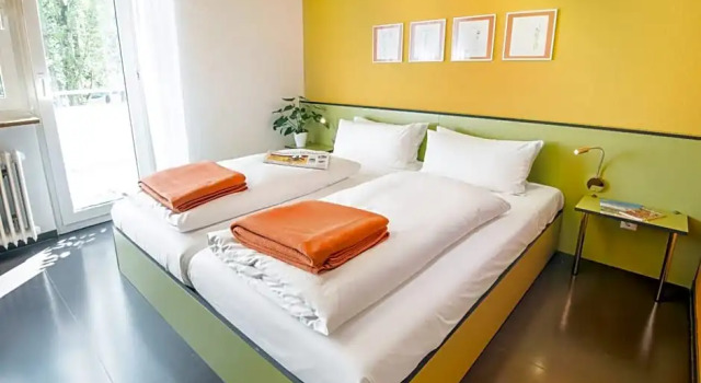 Номер Standard с видом на сад viavelo house am Seepark