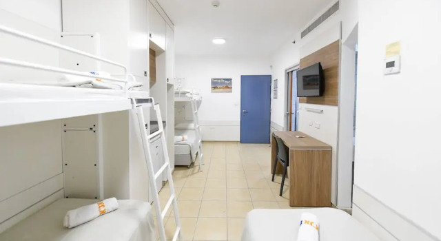 Habitación Estándar con vista parcial al mar HI - Eilat Hostel