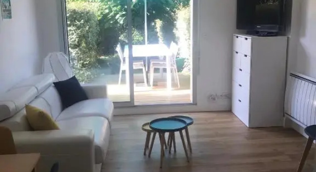 Studio Les Pétrels avec terrasse et jardinet à 2 pas de la plage