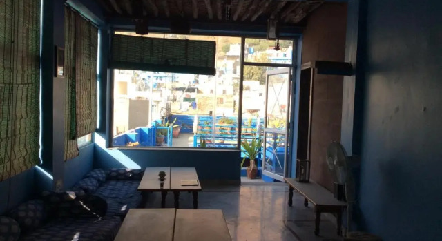 Кровать в общем номере Namaste Caffe-for heritage stay