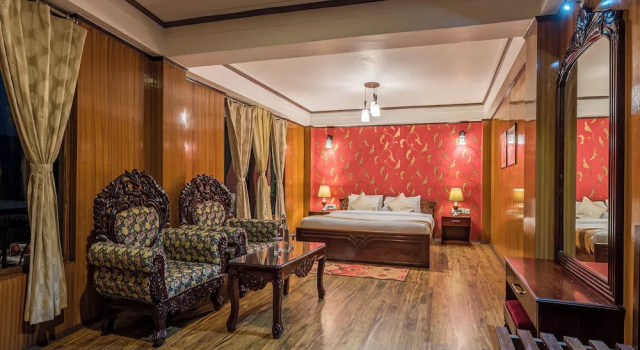 Luxo quarto Alpine Village Resort