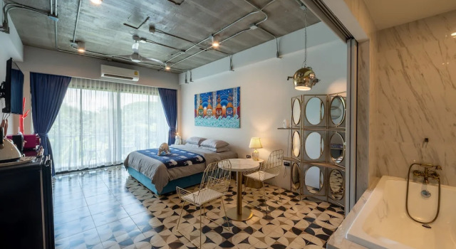 Двухместный номер Deluxe с балконом и с видом на реку River Art Hotel
