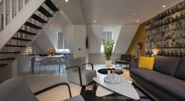 Номер Standard Дуплекс с 2 комнатами Résidence & Spa Le Prince Régent