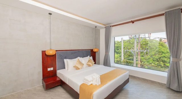 Двухместный номер Deluxe с видом на бассейн Serenity Suites d'Angkor