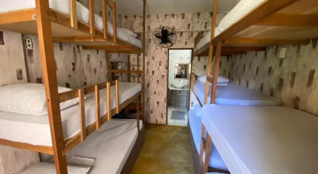 Кровать в общем номере Hostel Da Bruna - Botafogo