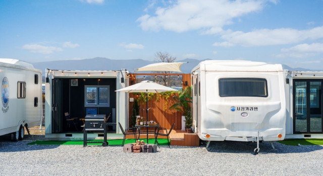 Номер Standard Gangneung Seojeong Camp Caravan