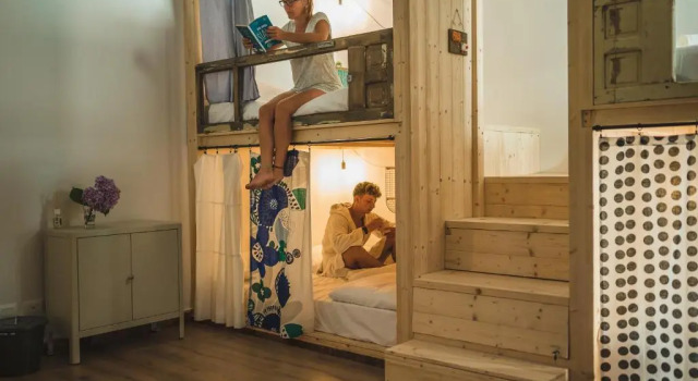 Letto in camerata Albergo Diffuso Antagonisti