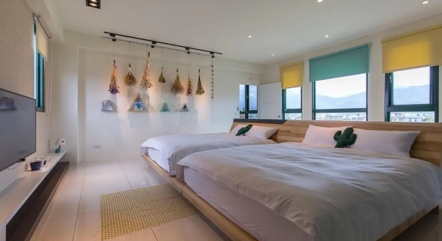 Superior- firedobbelt værelse med altan Wei Wei Chu B&B