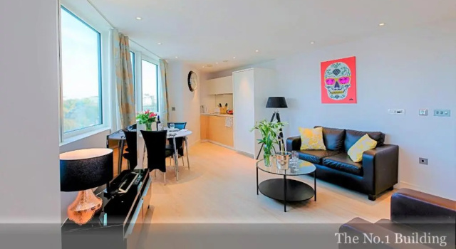 Апартаменты c 1 комнатой с балконом Gunwharf Quays Harbour Apartments