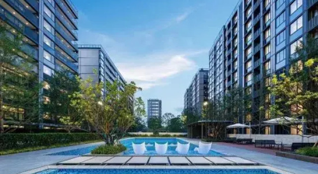 Water Forest Designer Holiday Villa (Hangzhou Lin'an Qingshan Lake Water Forest Scenic Area), Rezerwuj Willa Hotele w Hangzhou z basenem, Basen