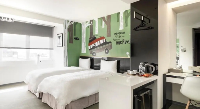 Двухместный номер Deluxe CityInn Hotel Plus - Taichung Station Branch