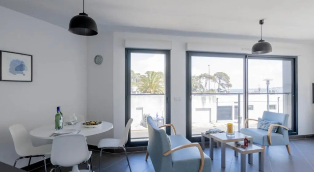 Апартаменты c 1 комнатой с видом на море Résidence Les Suites Du Ferret