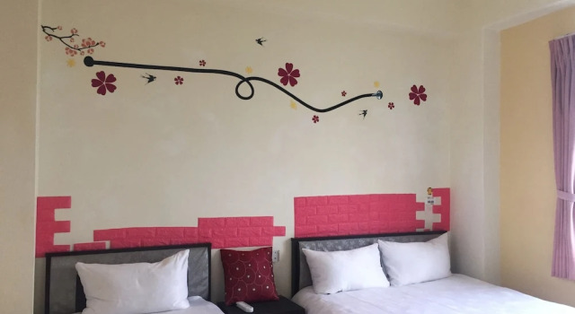 Standard Kolmen hengen Perhe huone Guanshan Fukuda Homestay