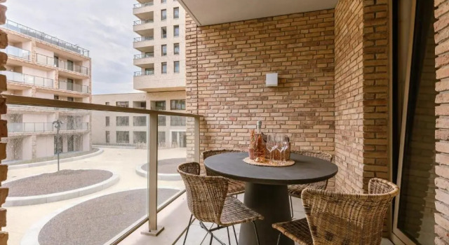 Апартаменты Beautiful Warm Apartment With Terrace in Ostend