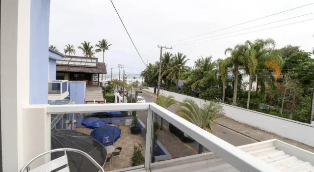 Трёхместный номер Standard с частичным видом на море Charme Hotel Guarujá Frente Mar