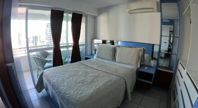 Апартаменты c 1 комнатой с балконом VIP Beira Mar Residence