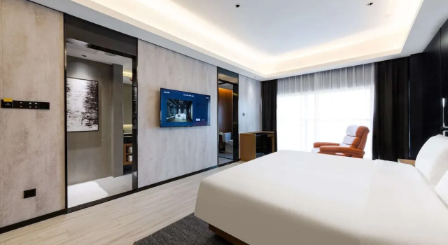 Двухместный номер с видом на город Ramada by Wyndham Wuhan Hankou