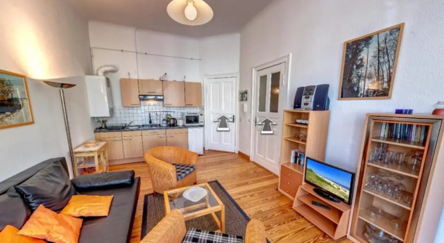Апартаменты c 1 комнатой Villa Carola - 100m zum Strand