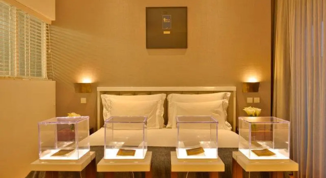 Кровать в общем номере Pestana Cidadela Cascais - Pousada & Art District