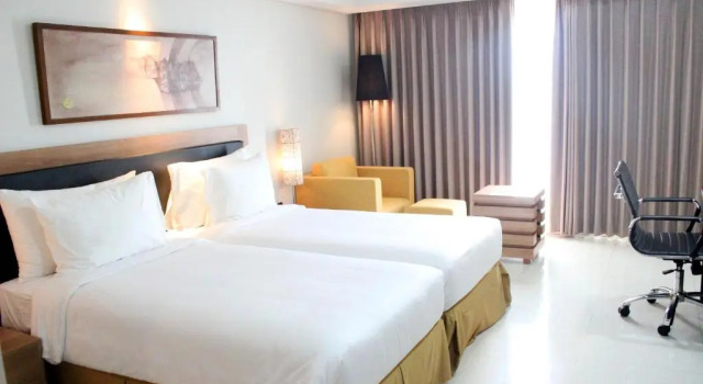 Deluxe Dvoulůžkový s manželskou postelí pokoj Sakura Park Hotel & Residence