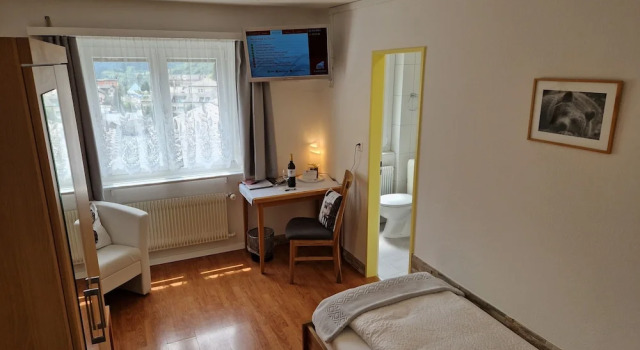 Одноместный номер Standard c 1 комнатой Hotel Paradis-Leukerbad-Therme