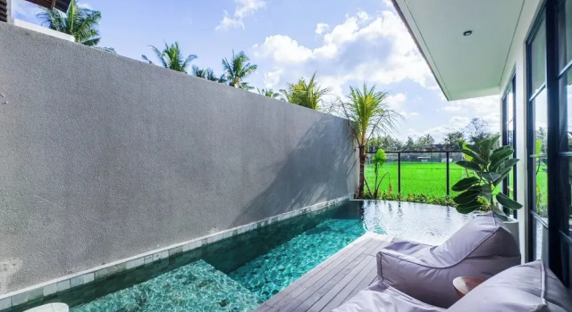 Вилла с 2 комнатами с видом на бассейн Nasha Stana Ricefields View Ubud