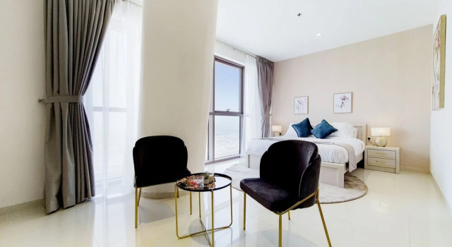 GreenFuture - Luxe Studio In Trade Center With Downtown Views, Забронировать Дом для отпуска Коттеджи Района торговых центров, Коттедж