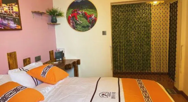 Семейный люкс Deluxe с 3 комнатами Xuan'en Qingfeng Xiaozhu Homestay