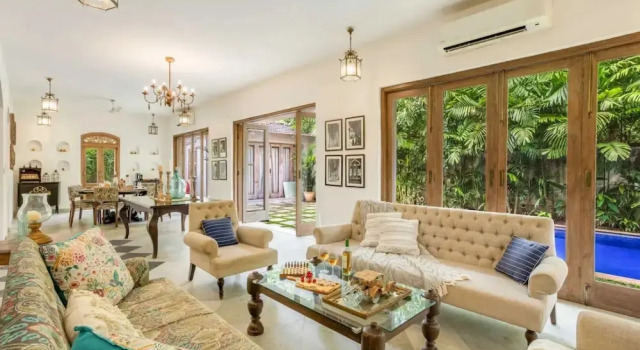 Коттедж Villa Poorvi by Hireavilla - 4BHK Villa in Siolim with Pool and Forest View