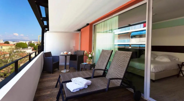 Двухместный номер Deluxe с видом на улицу Royal Antibes - Luxury Hotel, Résidence, Beach & Spa