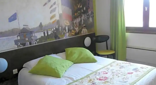 Номер Standard Logis Hôtel Le Merle Blanc