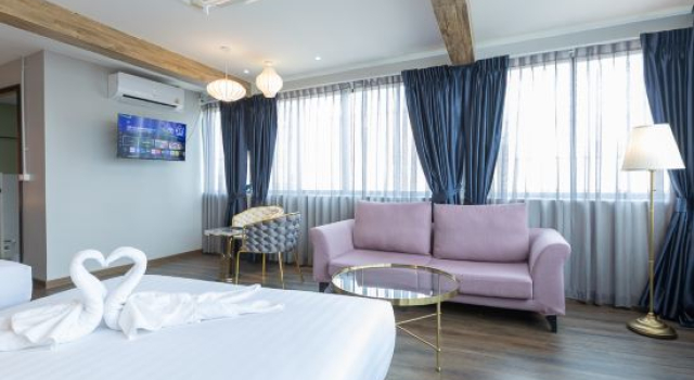 Люкс с видом на город Hotel Rue De Siam