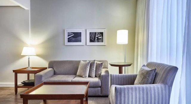 Апартаменты с 2 комнатами с балконом и с видом на город Marriott Executive Apartments Sao Paulo