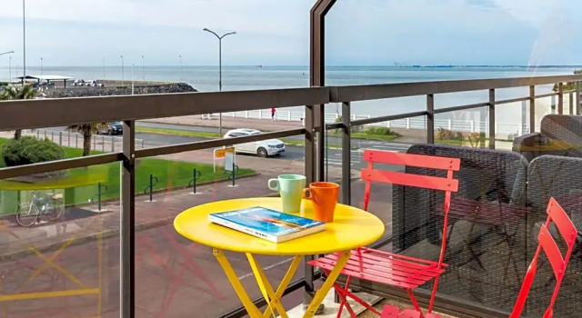 Семейный номер Standard с частичным видом на море Best Western Hôtel Royan Océan