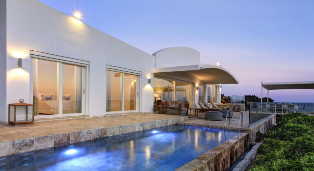 Villa Bellavista, Book Villa Hoteller i Simius med pool, Swimmingpool