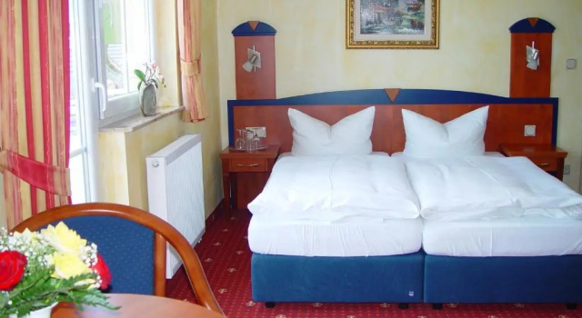 Двухместный номер Standard с балконом Hotel Ostseeblick - direkt hinter den Dünen