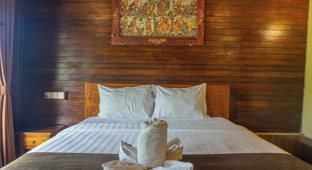 Rijet Villa Beach & Restaurant, Rezerwuj Willa Domki letniskowe w Bali, Domek