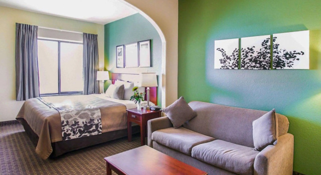 Двухместный люкс Sleep Inn & Suites Gonzales near Palmetto State Park