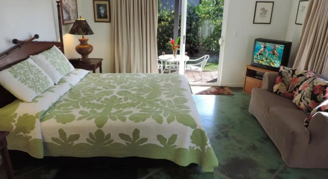 Hale Pua Villa - Seaside Studio, Забронировать Вилла Поипу Колоа, рядом с Prince Kuhio Park
