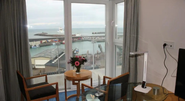 Двухместный номер Deluxe с балконом и с видом на море Seafront Hotel