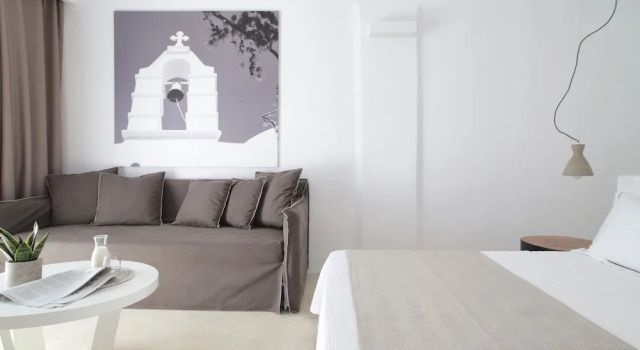 Полулюкс с балконом и с видом на море Livin Mykonos Hotel