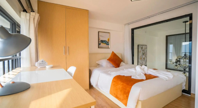 Golden Leaf Cara Holiday Apartment (Guangzhou Yonghe Development Zone), Boek Appartement Hotels in Guangdong met parkeren, Parkeren