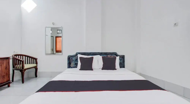Deluxe Dvoulůžkový s manželskou postelí pokoj Hotel O Kaliurang Near Gunung Merapi Kaliurang