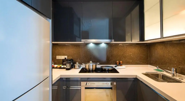 Семейный люкс Superior c 1 комнатой с видом на сад Oakwood Apartments