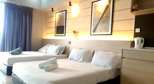 Aeropod 2 Queen Bed Near Airport & KK city Free Parking Netflix, Prenota Hotel Kota Kinabalu Sabah