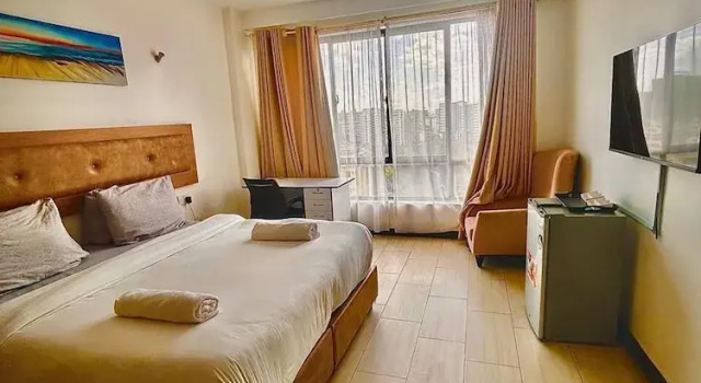 O podwyższonym standardzie pokój Kilimani Suites