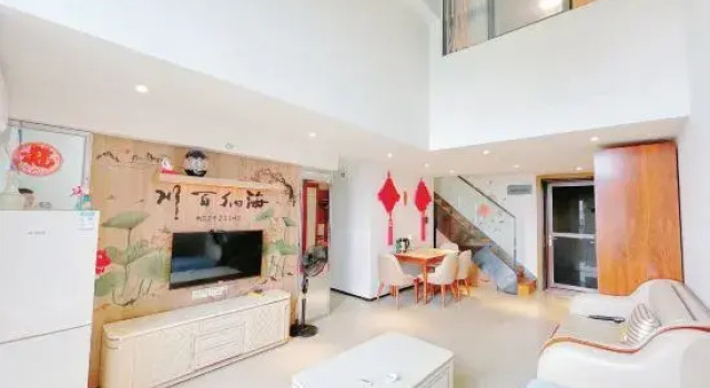 Семейный люкс с 2 комнатами с красивым видом из окна Fengshengyuan Seaview Homestay (Zhangzhou Haihua Island Branch)