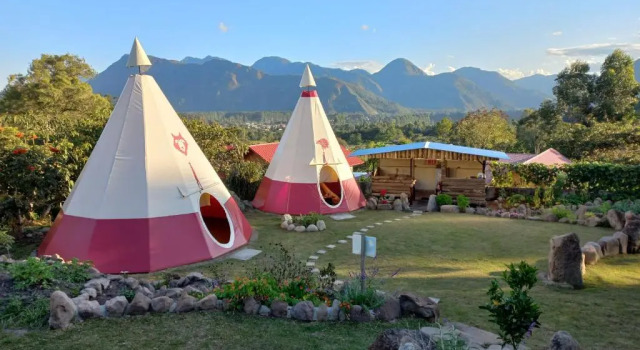 BIOSFERA LODGE GLAMPING tipi 2 personas, Buchen Sie Campingplatz Oxapampa Pasco